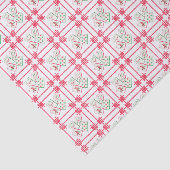 Watercolor Mahjong Red & Green Christmas Tiles 薄葉紙 (詳細)