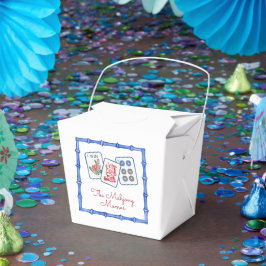 Watercolor Mahjong Tiles & Bows Enclosure フェイバーボックス