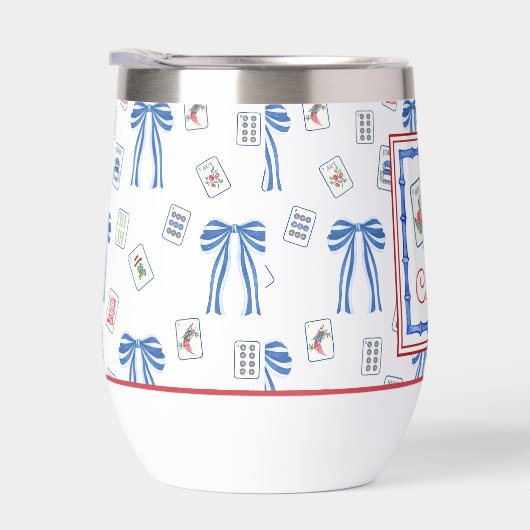 Watercolor Mahjong Tiles & Bows Party (右面)