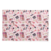 Watercolor Makeup and Floral Bedroom Style 枕カバー (裏面)