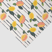 Watercolor Mango Pattern with Green Leaves (2) 薄葉紙 (詳細)