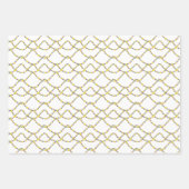 Watercolor Mardi Gras Beads ラッピングペーパーシート (正面2)