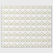 Watercolor Mardi Gras Beads ラッピングペーパー (フラット)