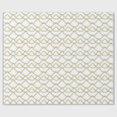 Watercolor Mardi Gras Beads ラッピングペーパー (フラット)