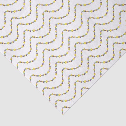 Watercolor Mardi Gras Beads 薄葉紙 (詳細)