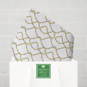 Watercolor Mardi Gras Beads 薄葉紙