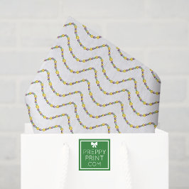 Watercolor Mardi Gras Beads 薄葉紙