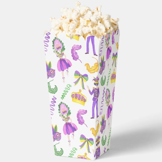 Watercolor Mardi Gras Party フェイバーボックス