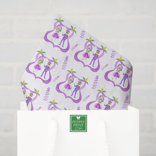 Watercolor Mardi Gras Party 薄葉紙