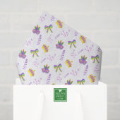 Watercolor Mardi Gras Party 薄葉紙