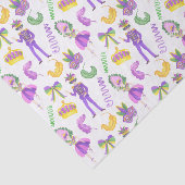 Watercolor Mardi Gras Party 薄葉紙 (詳細)