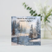 Watercolor Memorial Sympathy Card (スタンド正面)