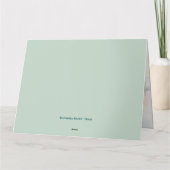 Watercolor Mermaid by Lighthouse Shore カード (裏面)