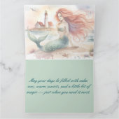 Watercolor Mermaid by Lighthouse Shore カード (内部)