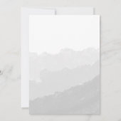 Watercolor Mist | リハーサルディナー招待状 招待状 (裏面)