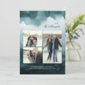 Watercolor Modern 3 Photo シーズンカード (スタンド正面)