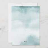 Watercolor Modern 3 Photo シーズンカード (裏面)