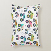 Watercolor Monster Car Trucks kids アクセントクッション (正面(垂直))