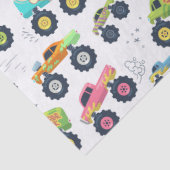 Watercolor Monster Car Trucks kids 薄葉紙 (詳細)