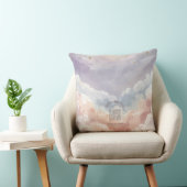 Watercolor Moon & Cloud Nursery Pillow | Music クッション (椅子)