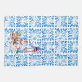 Watercolor Moroccan Artist Kitchen Towels キッチンタオル (横)