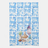 Watercolor Moroccan Food Kitchen Towels キッチンタオル (縦)