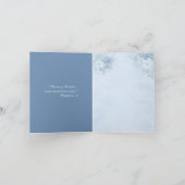 Watercolor Mother Mary Religious Catholic Floral  シーズンカード (内部)