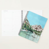 Watercolor mountain art planner プランナー手帳 (ディスプレー)