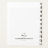 Watercolor mountain art planner プランナー手帳 (裏面)