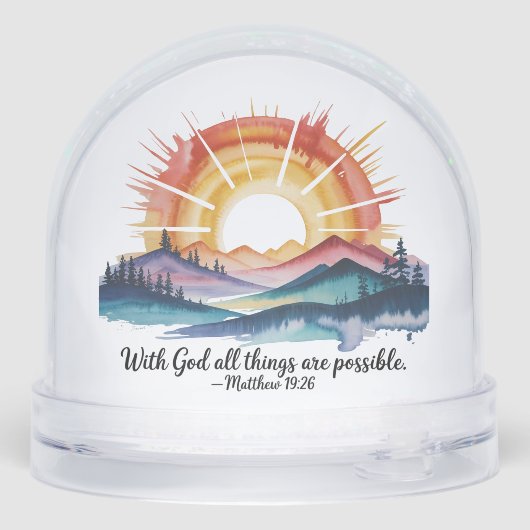 Watercolor Mountain Sunrise Bible Verse (裏面)