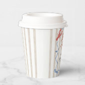 Watercolor Nautical She's a Catch Bridal Shower 紙コップ (右)