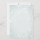  Watercolor Oh Deer Baby Shower  招待状 (裏面)