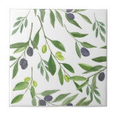 Watercolor Olive タイル (正面)