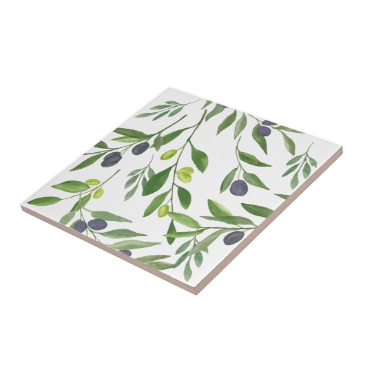 Watercolor Olive タイル (側面)