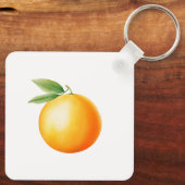 Watercolor Orange キーホルダー (裏面)