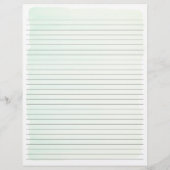 Watercolor Oranges Fruit Recipe Card Binder Insert (裏面)