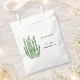 Watercolor Organ Pipe Cactus Bridal Shower フェイバーバッグ