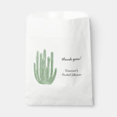 Watercolor Organ Pipe Cactus Bridal Shower フェイバーバッグ (正面)