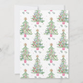 Watercolor Ornament Exchange Invitation 招待状 (裏面)