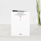 Watercolor Owl Greeting Card シーズンカード (裏面)