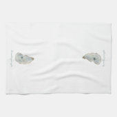 Watercolor Oyster キッチンタオル (横)