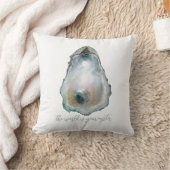 Watercolor Oyster  クッション (ブランケット)
