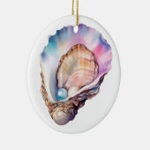 Watercolor Oyster セラミックオーナメント (右)