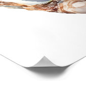 Watercolor Oyster ポスター (角)