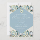 Watercolor Oyster  招待状 (正面)