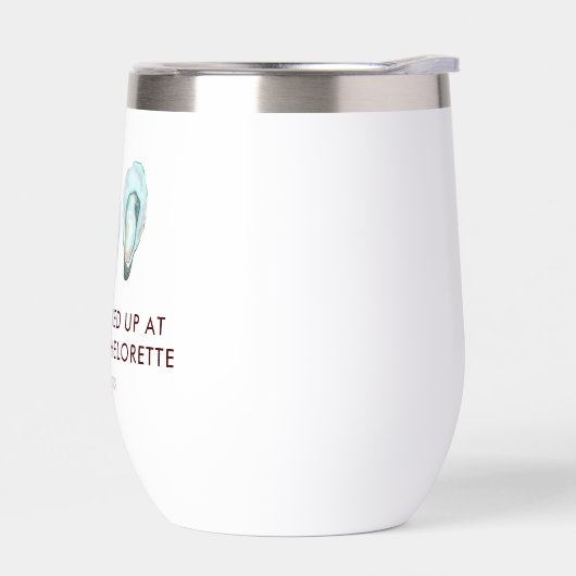 Watercolor Oyster Coastal Seaside Bachelorette (左面)