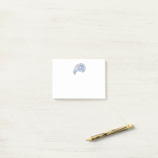 Watercolor Oyster Post-it notes ポストイット (デスク上)