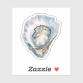 Watercolor Oyster Shell シール (シート)