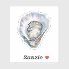 Watercolor Oyster Shell シール