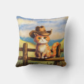 Watercolor Painted Cat Dad クッション (裏面)